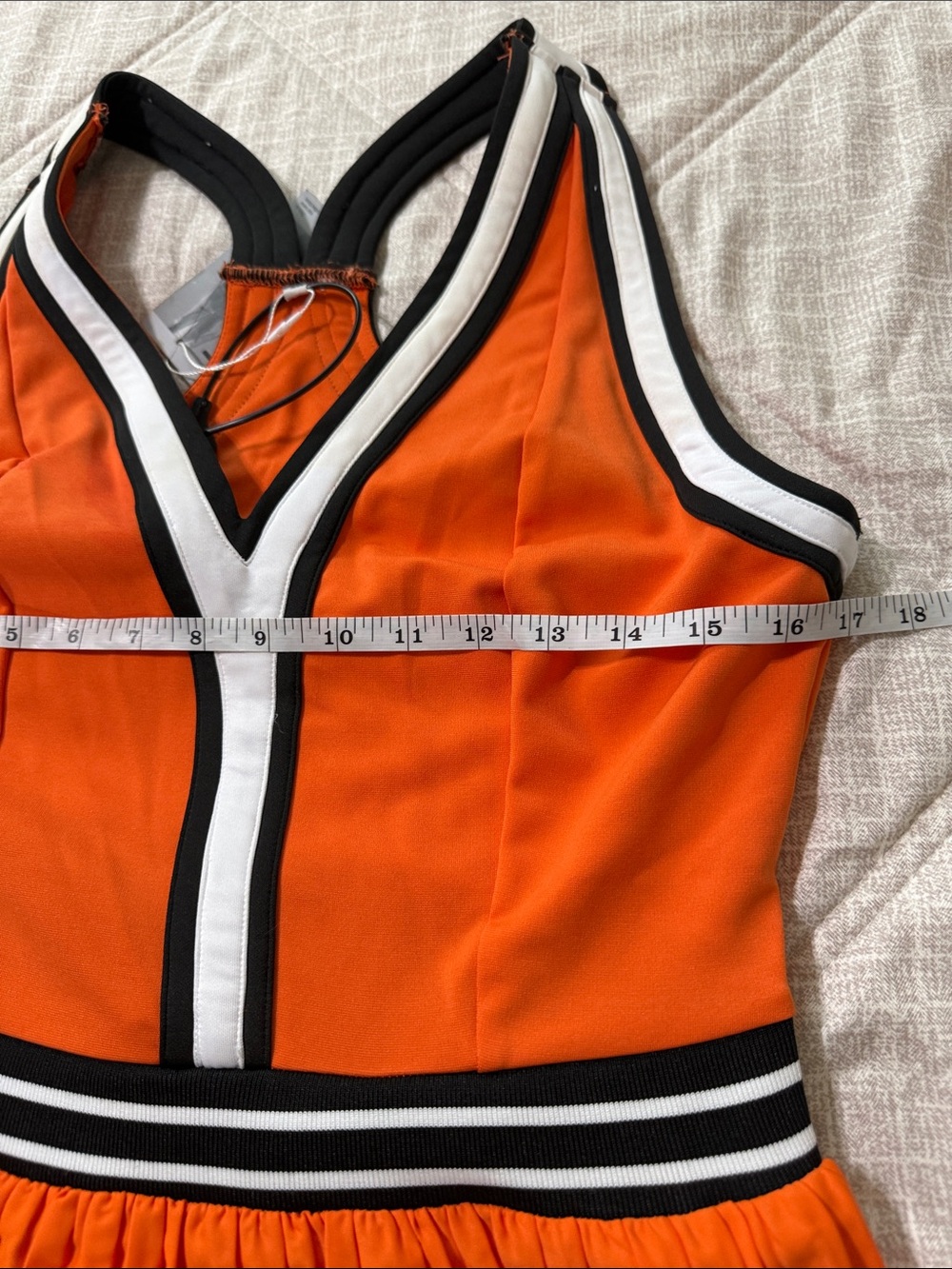 Oyrosy Athletic orange sundress M - Picture 6 of 7